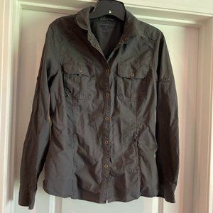 Eddie Bauer charcoal shirt size M